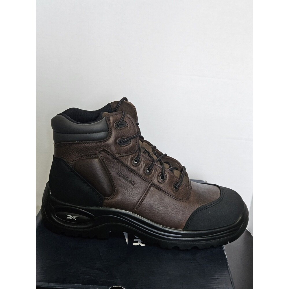 Sz 11.5 - Reebok Work Men's Trainex Comp Toe Work Boot Esd Dark Brown
